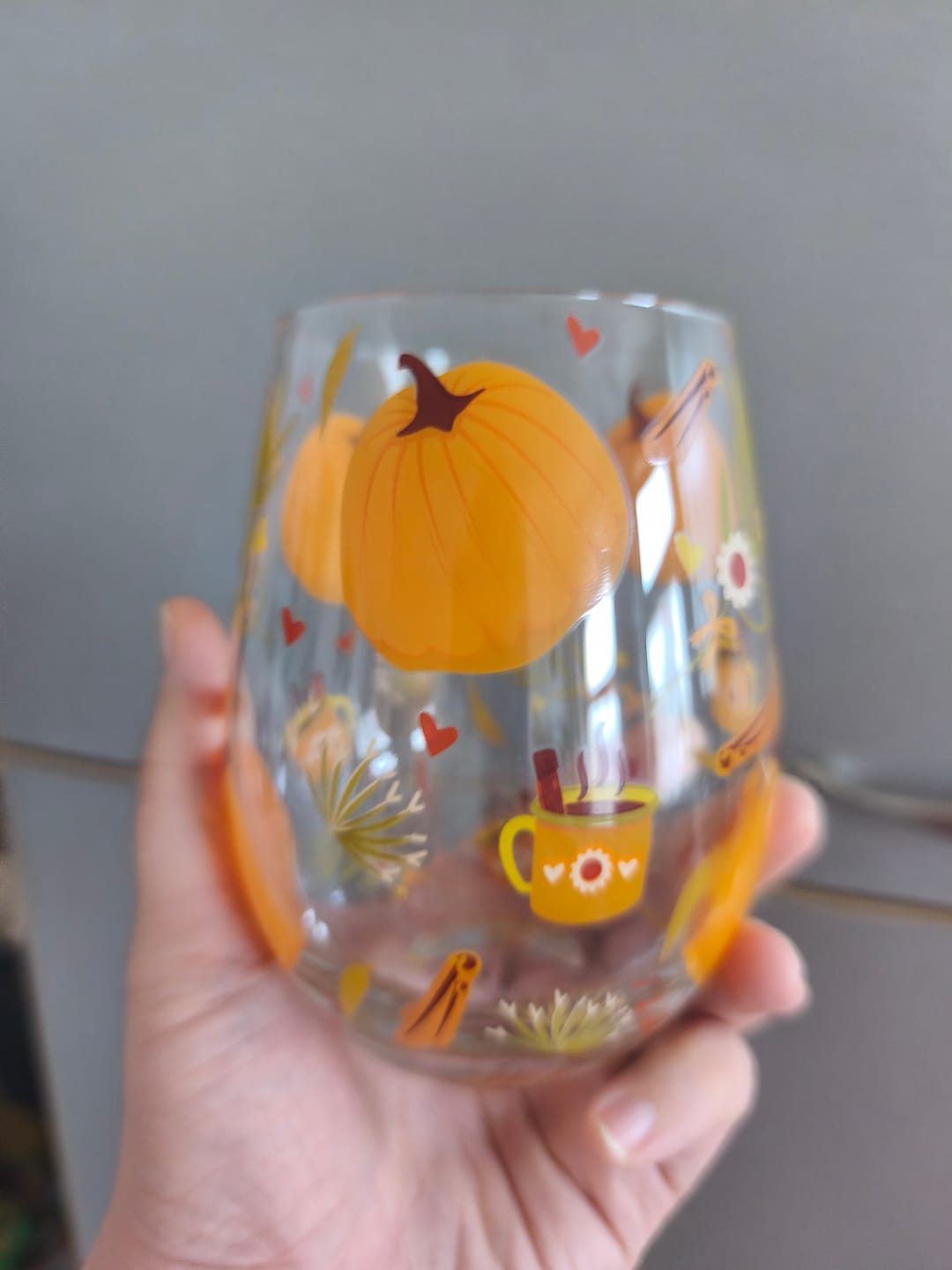 Customer photo review of Herbst Trinkglas