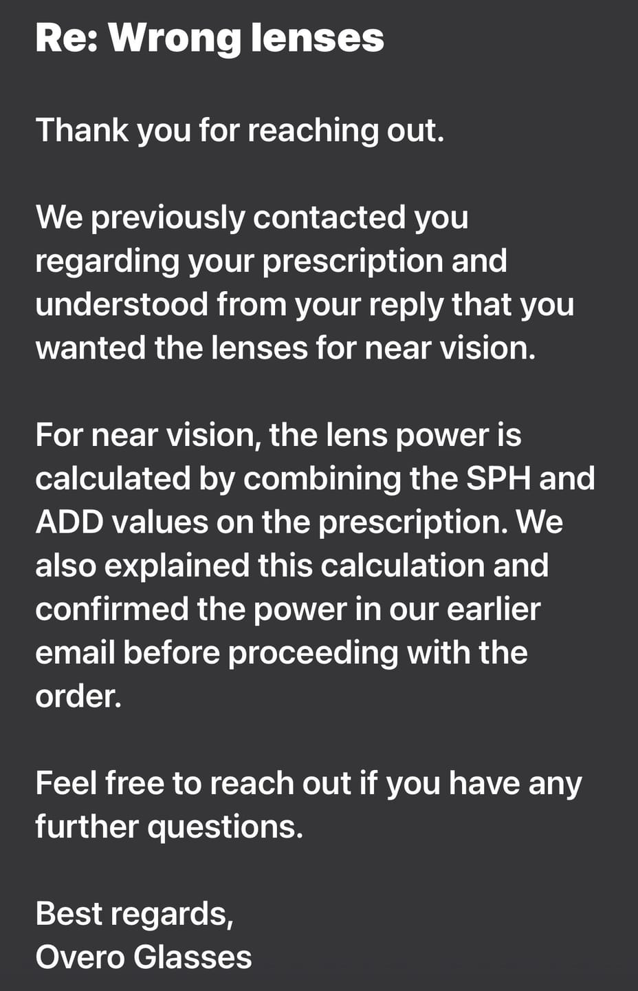 Customer photo review of Stick On Lenses (2-pack)