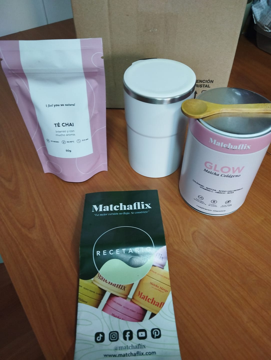 Customer photo review of Recetario Matchaflix