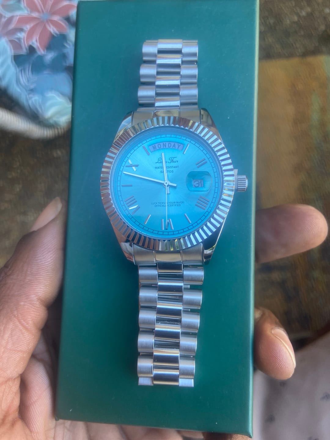 Customer photo review of Lucky Fours® Santos