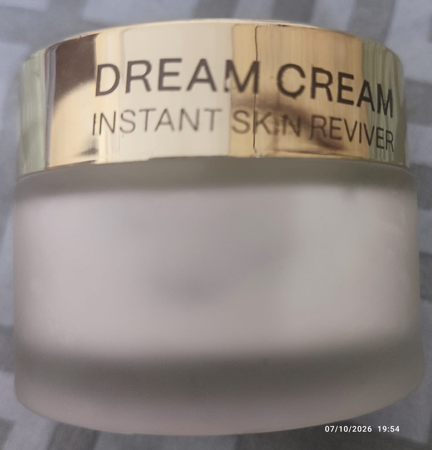 Customer photo review of DREAM CREAM - Instant Skin Reviver