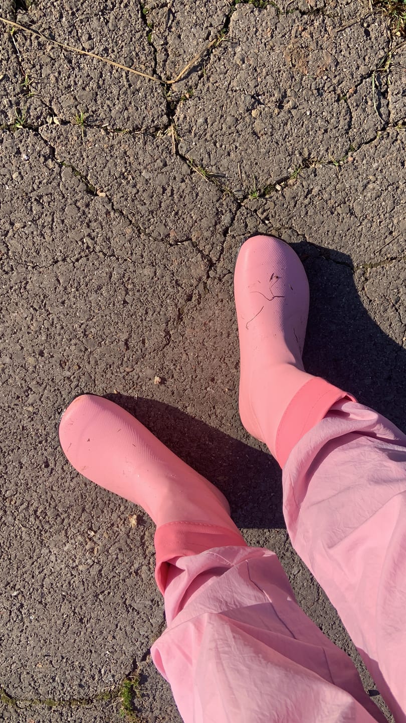 Customer photo review of Brisk Ⅰ - Barfuß-Gummistiefel