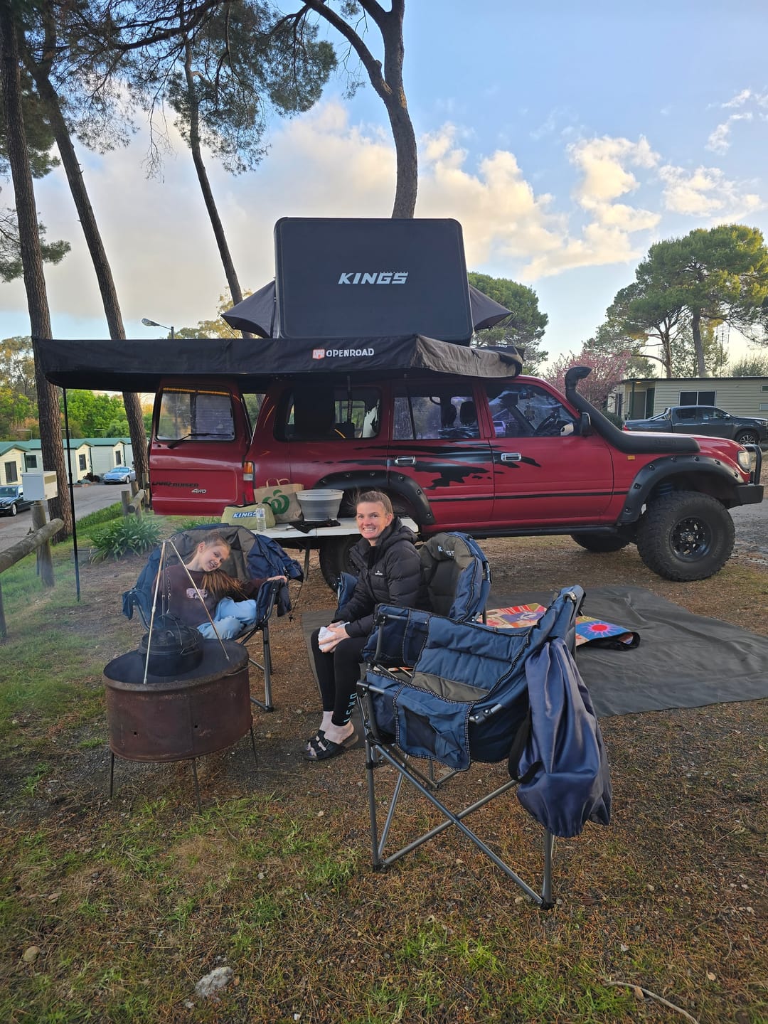 Customer photo review of OPENROAD  270 Free Standing Awning for Camping