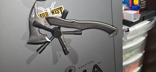 Customer photo review of Full tang tomahawk "Requiem" for outdoor tasks