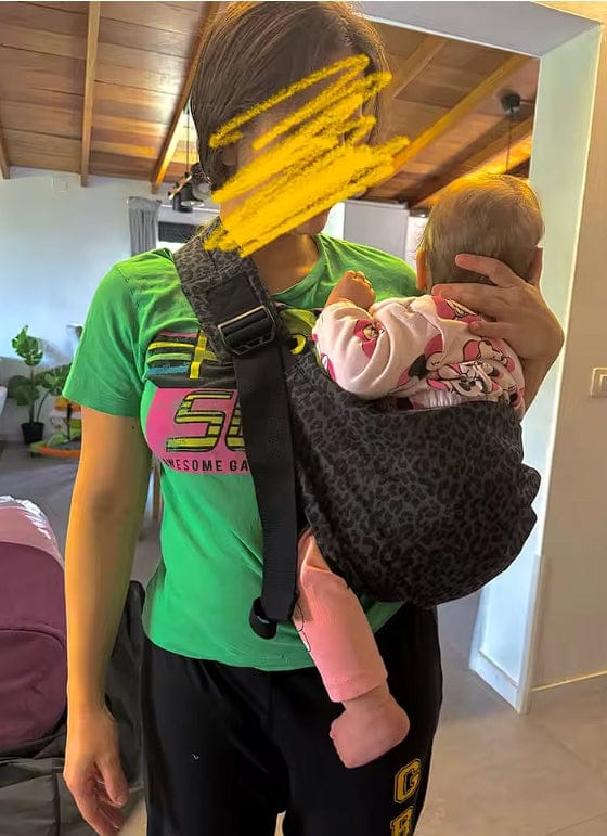 Customer photo review of Portabebés Ergonómico