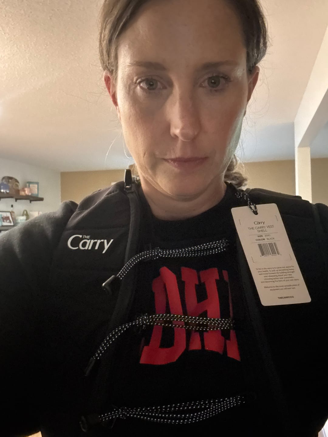 Customer photo review of The Carry Weighted Vest – Adjustable 20lb Bundle