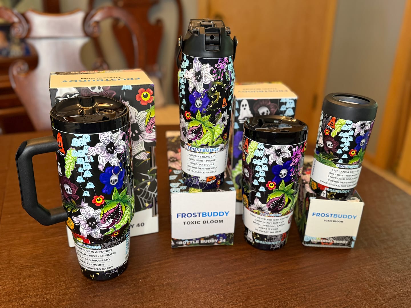Customer photo review of Thicc Buddy 40oz | Toxic Bloom