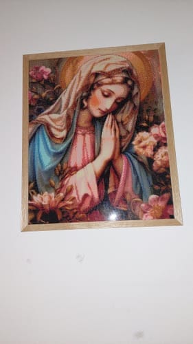 Customer photo review of Broderie Diamant - Sainte Vierge Marie