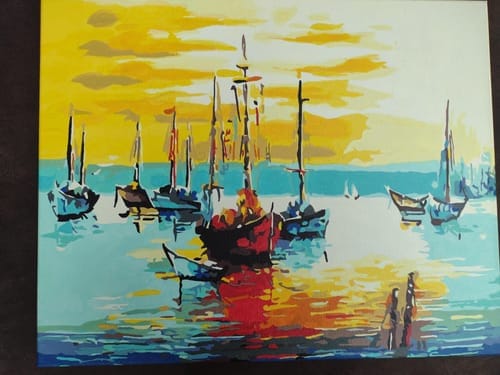 Customer photo review of Voiliers au port