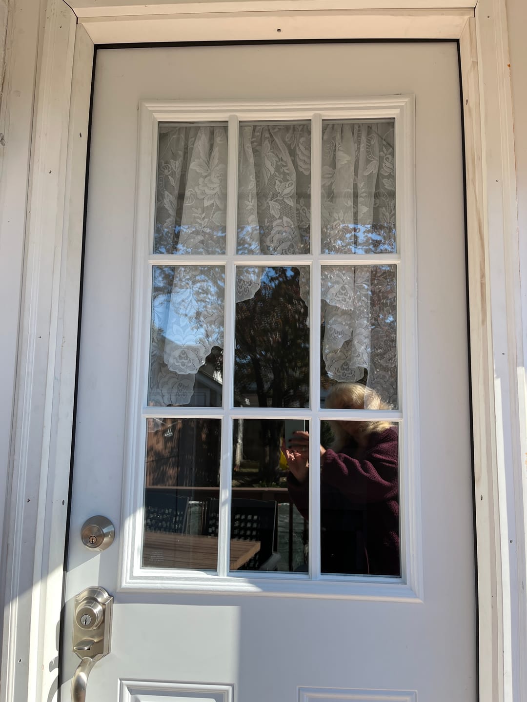 Customer photo review of Clear 9 Lite Glass and Frame Kit (Half Lite)