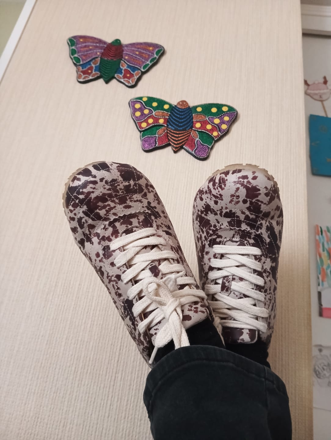Customer photo review of Zapatilla A4. Arcade Print