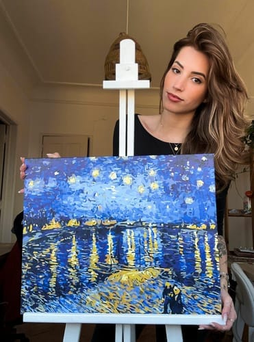 Customer photo review of Van Gogh Nuit Etoilée sur le Rhône