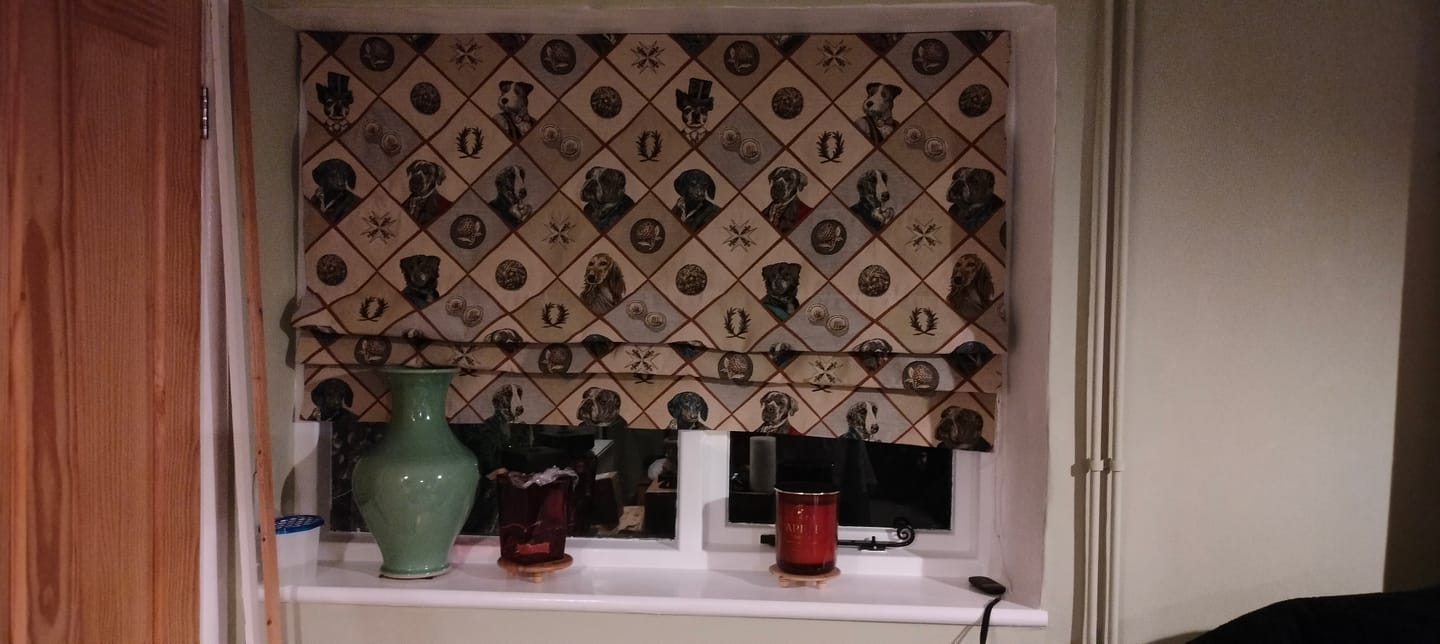 Customer photo review of Blackout Curtain Lining Fabric