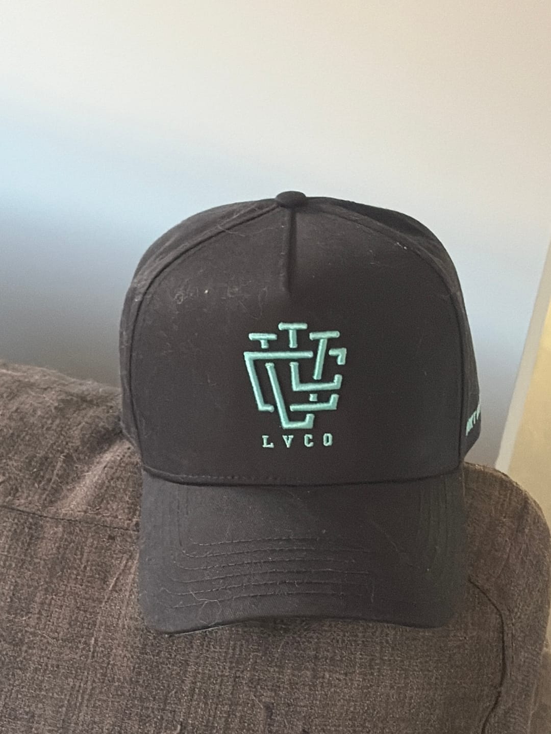 Customer photo review of CLASSIC FIT Midnight Mint A-Frame Snapback