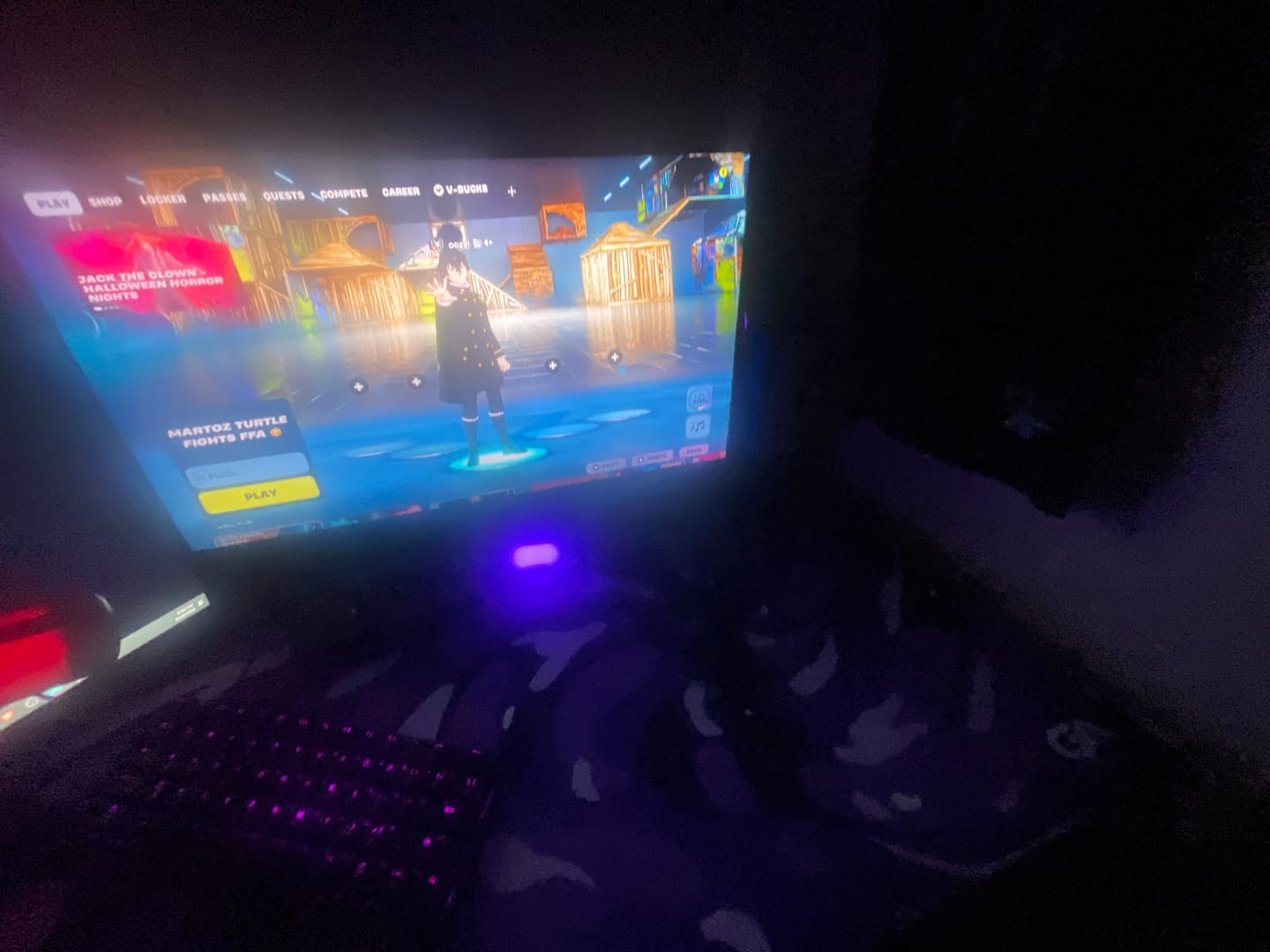 Customer photo review of Obsidian Swirl Mousepad