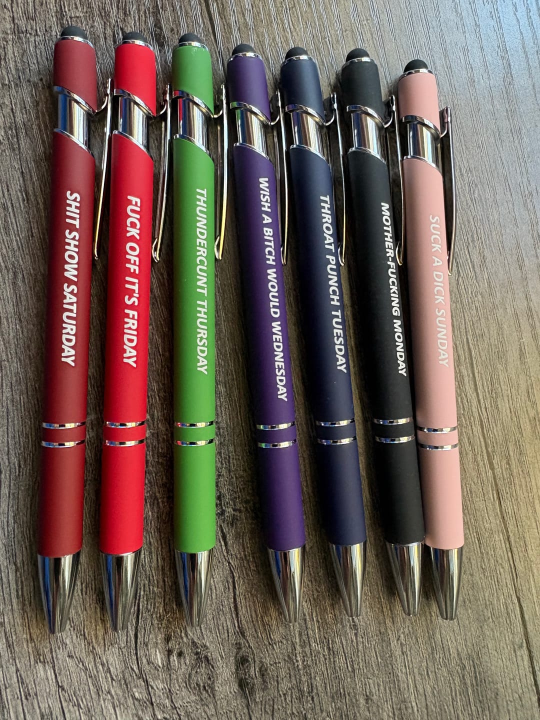 Customer photo review of 7 Funny Pens