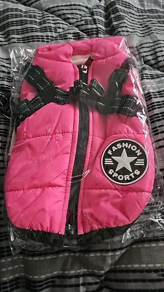 Customer photo review of Manteau imperméable pour Chien