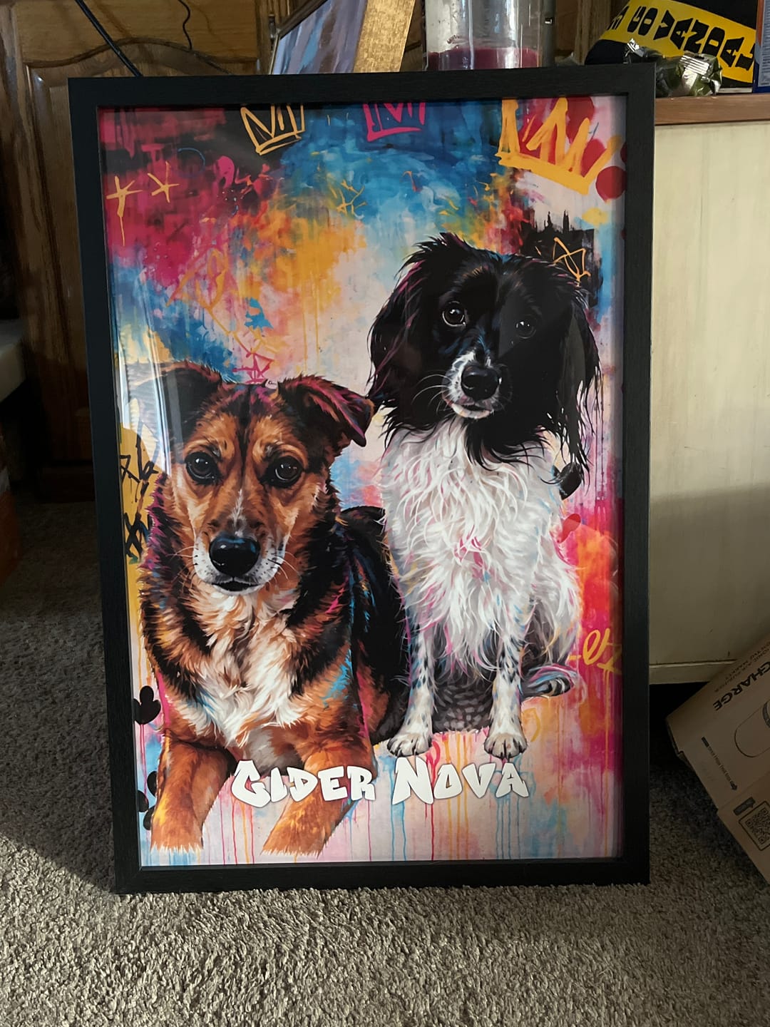 Customer photo review of Personalized Poster - Graffiti