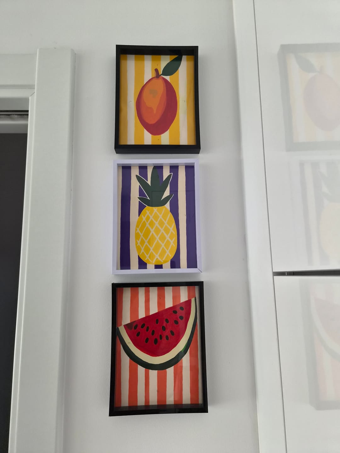 Customer photo review of 6 Mini Paintings - Fruit Set