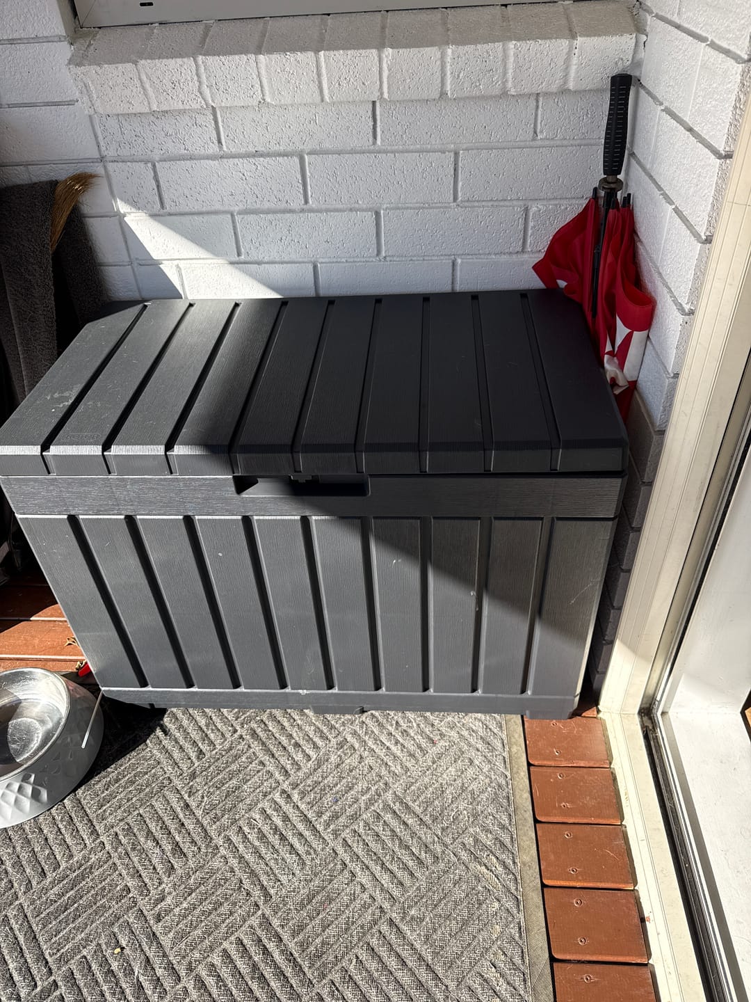 Customer photo review of Keter Kentwood Box 190L Graphite