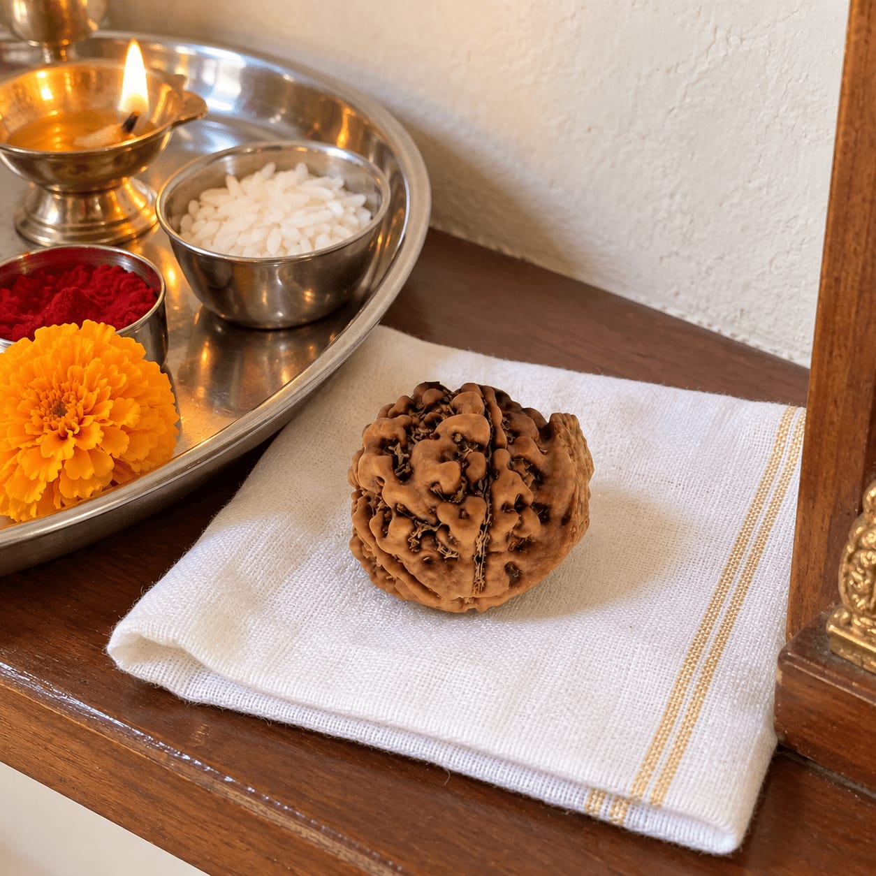 Customer photo review of Ganesh Mukhi Rudraksha (Nepali)