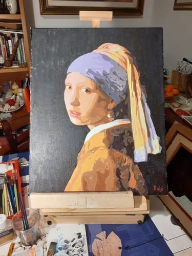 Customer photo review of Vermeer La Jeune Fille à la Perle
