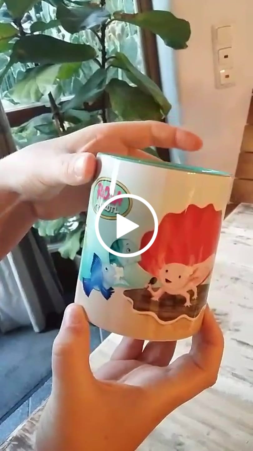 Customer video review of TassenExpress - Becher Keramik Tasse mit Logo bedruckt 325ml Firmenlogo