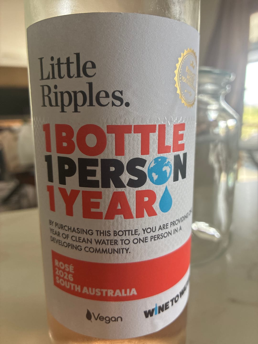 Customer photo review of Zero Sugar Sauv Blanc & Rosé – Australian Wine | 2 Pack