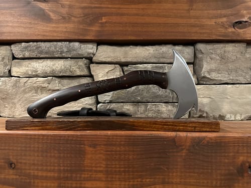 Customer photo review of Сustom made tomahawk "Ogun"