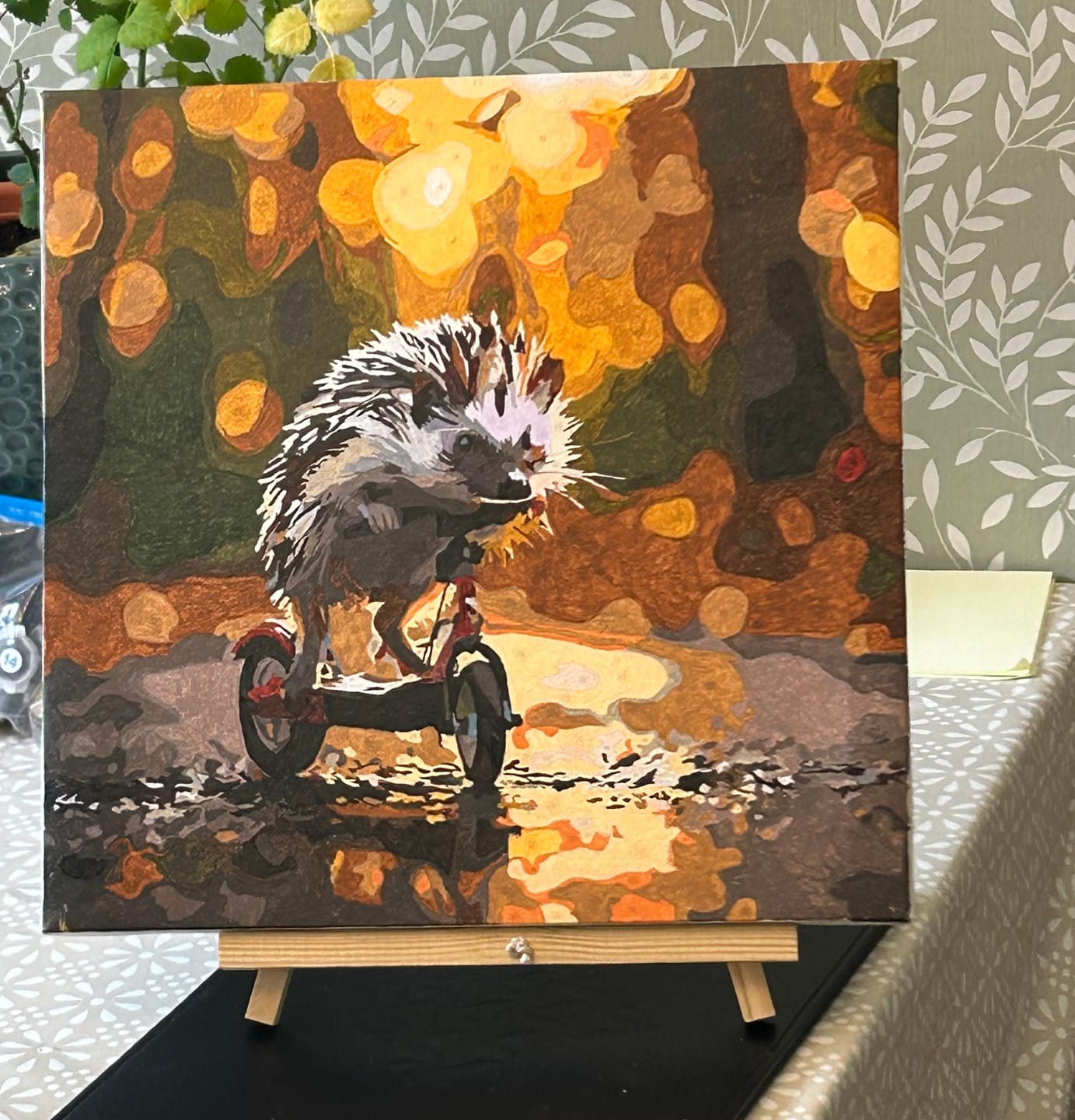 Customer photo review of Design Your Own Paint by Number with AI
