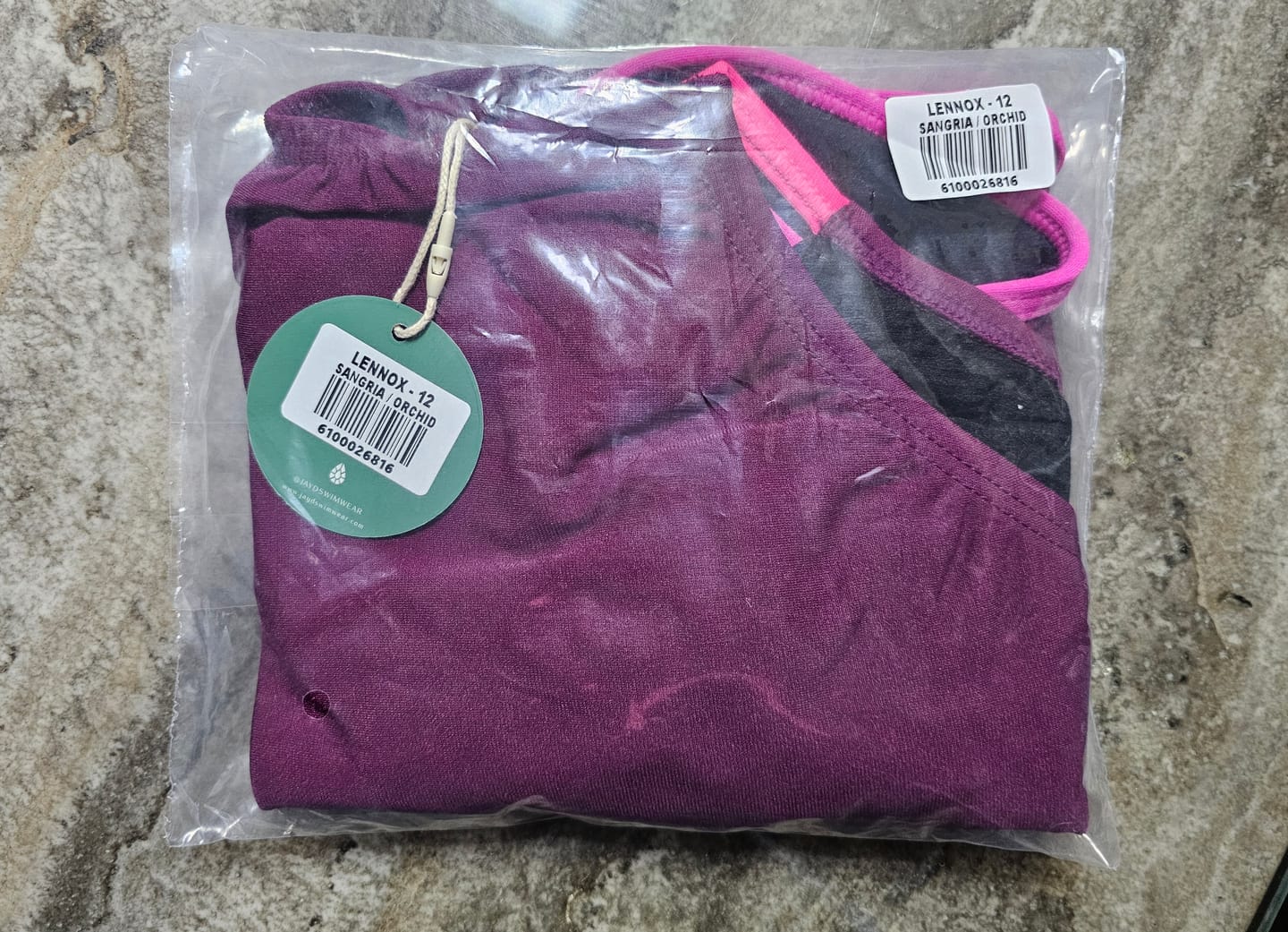 Customer photo review of LENNOX ONE PIECE - Sangria|Orchid