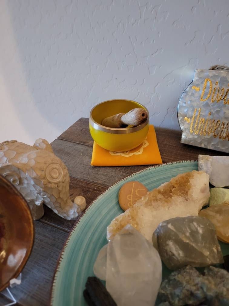 Customer photo review of Tibetan Singing Bowl 3.5" – Chakra Healing & Meditation, Set or Single
