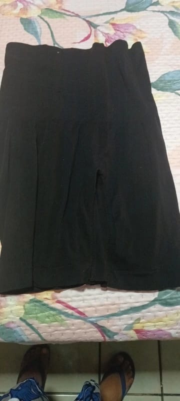 Customer photo review of Culotte taille haute à bandes croisées