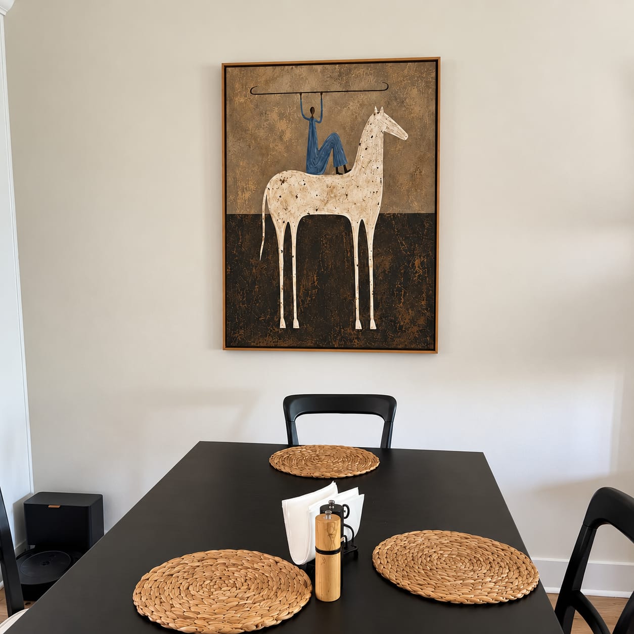 Customer photo review of Balanced Rider Wall Art