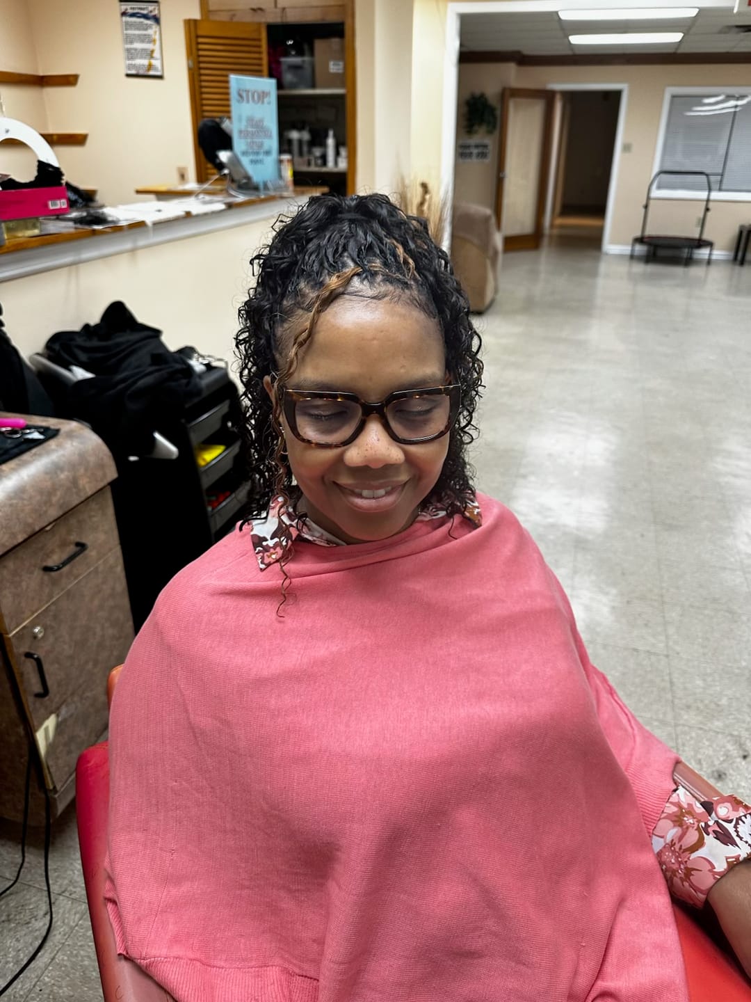 Customer photo review of Ywigs Loose Deep Wave Human Crochet Hair for Miracle Knots