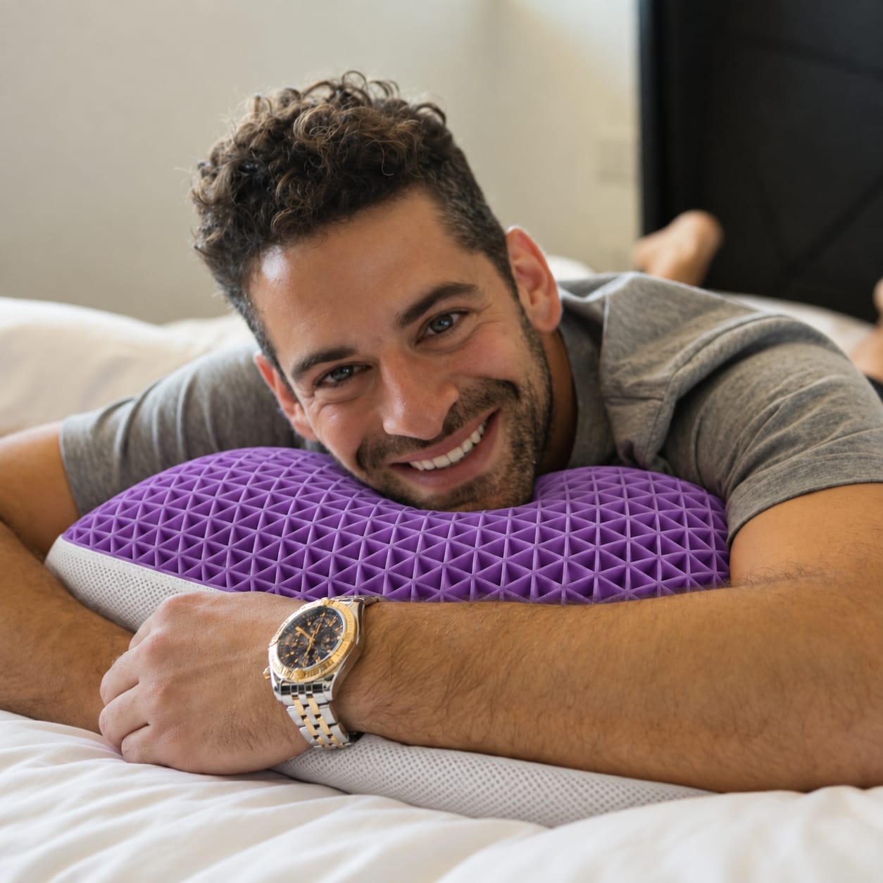 Customer photo review of Hollow Air Ergonomic Pillow™
