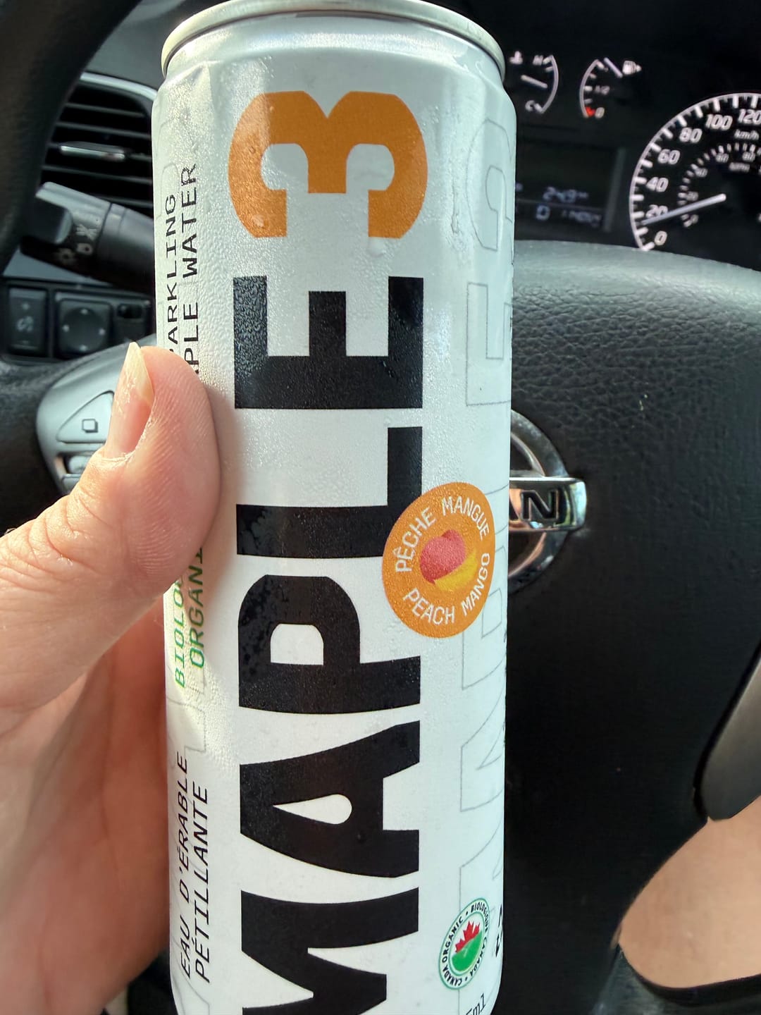 Customer photo review of Sparkling Maple Water