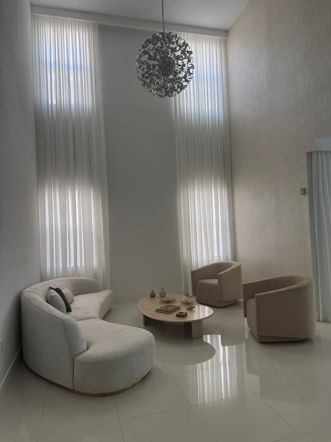 Customer photo review of Reya Form Curved Modular Sectional
