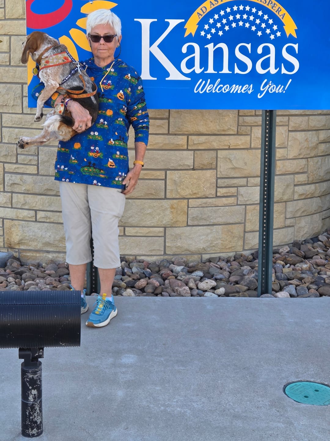 Customer photo review of Peanuts "It's the Great Pumpkin!" – Performance Hoodie