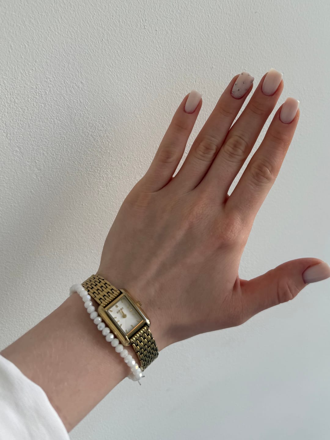 Customer photo review of Olivia Petite Gold White