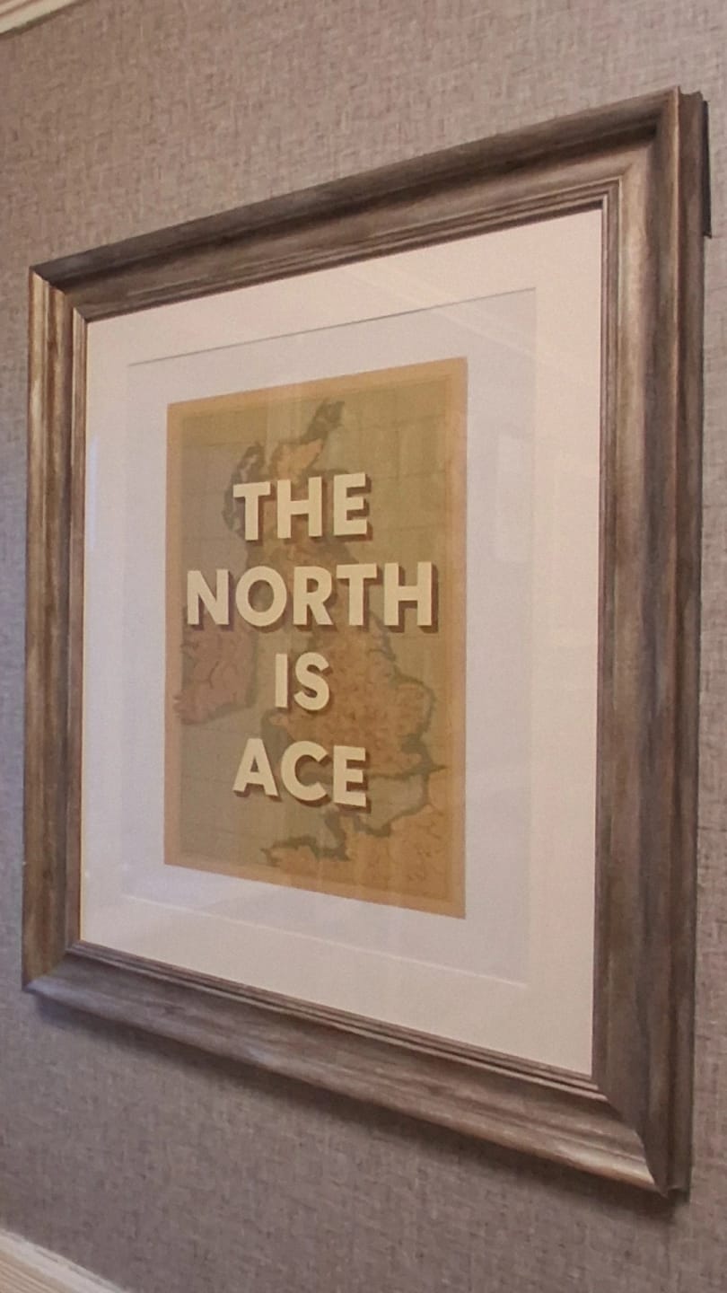 Customer photo review of The North Is Ace - Print