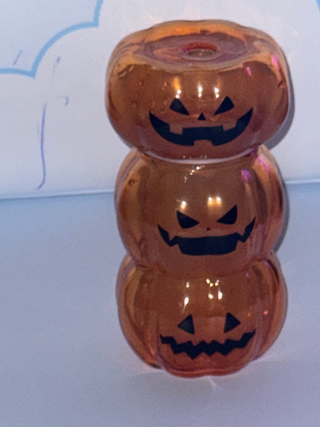 Customer photo review of Pumpkin Gravity Bong (Limited Edition)