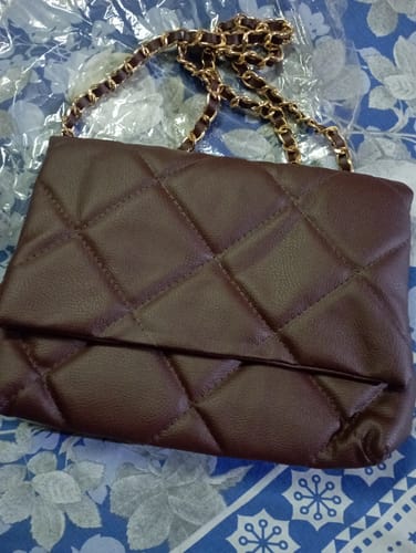 Customer photo review of Belle The Luna Fold Bag Brown