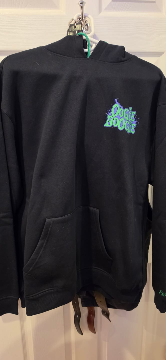 Customer photo review of Disney Tim Burton's The Nightmare Before Christmas "Oogie Boogie Hoodie" – Classic Hoodie