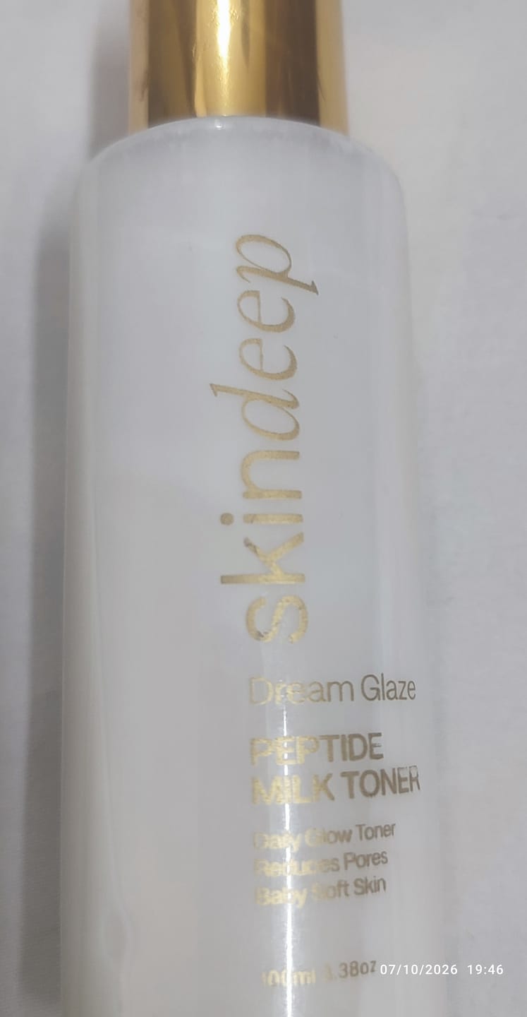 Customer photo review of DREAM GLAZE - Peptide Milk Toner