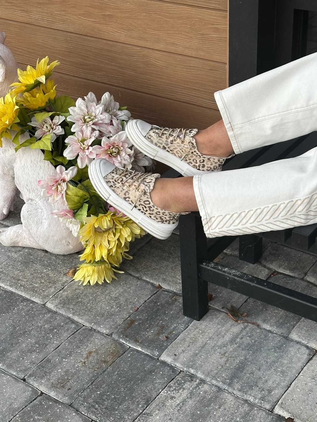 Customer photo review of Corky's Rhinestone Campfire Boots