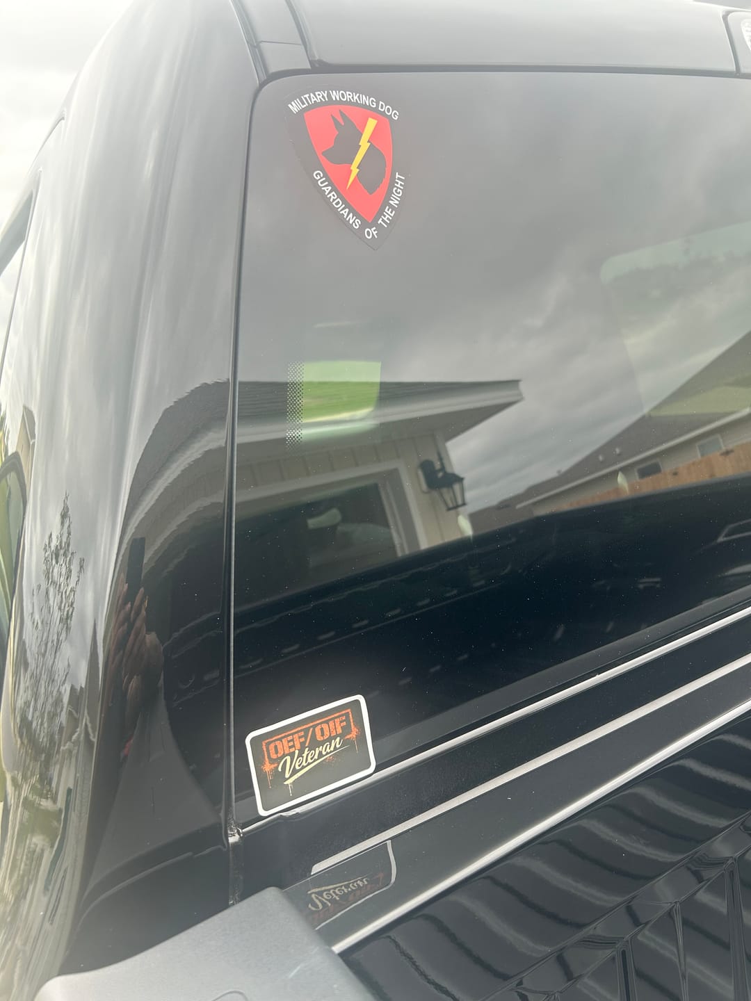Customer photo review of OEF/OIF Veteran Sticker
