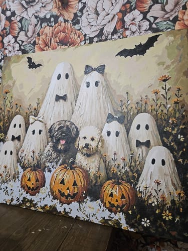 Customer photo review of Custom Paint by Numbers Kit