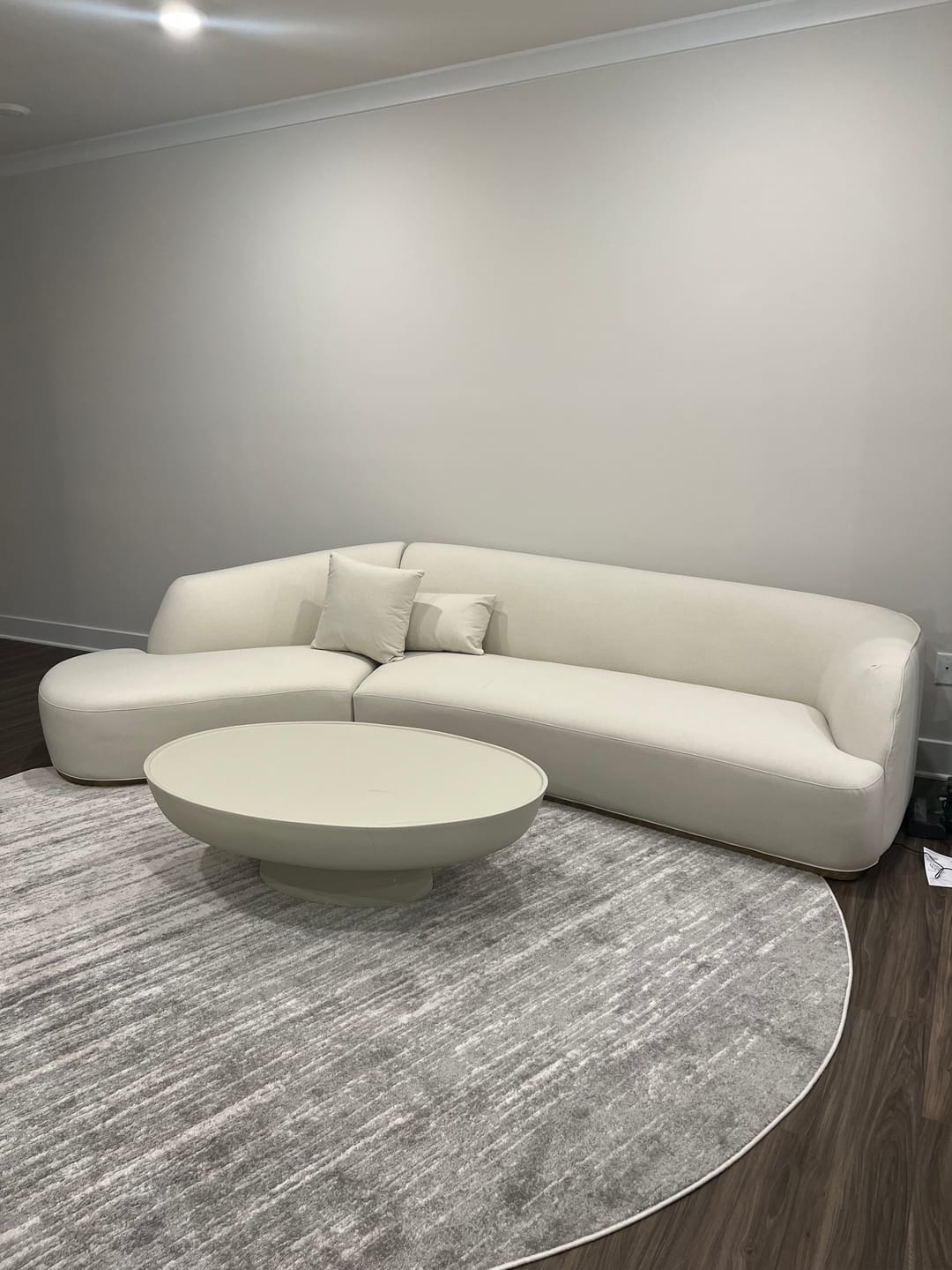 Customer photo review of Reya Form Curved Modular Sectional