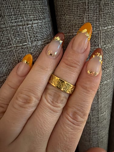 Customer photo review of Titano žiedas "Žalčio juosta"